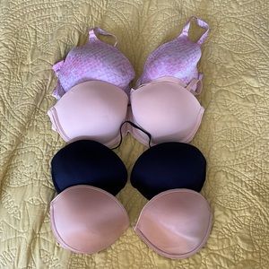 Lot of 4 38D bras Victoria Secret PINK